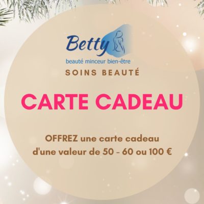 carte cadeau offrir soin beauté