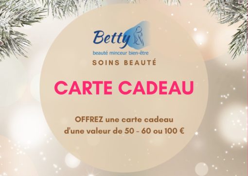 carte cadeau offrir soin beauté