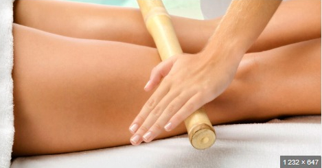 Massage bambou anti-cellulite
